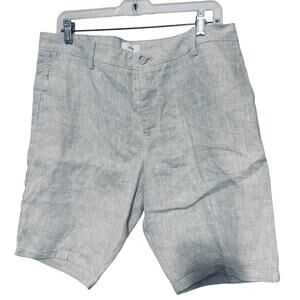 Jules 100% Linen Bermuda Shorts Mens 34x11 Beige Resort beach European France